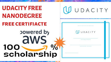 UDACITY NANODEGREE FREE WITH CERTIFICATE | UDACITY AWS SCHOLARSHIP DETAILS 2021 | FREE COURSES 2021