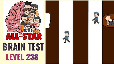 Brain Test All Star Level 238 | He must dig a tunnel out | Walkthrough
