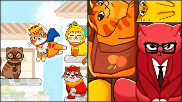 Cat Sort Puzzle VS Block Cats Puzzle - All Levels SpeedRunb Gameplay