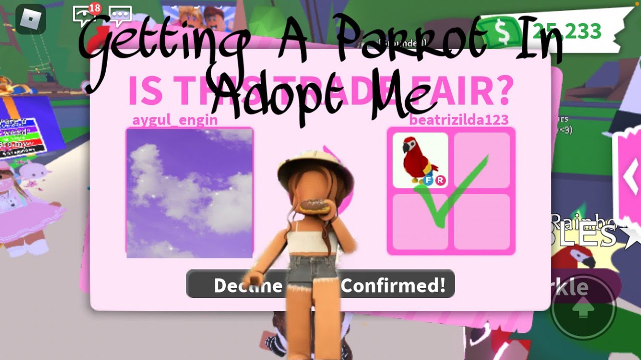 Getting A Parrot In Adopt Me + I JOINED LIMAPLAYZ AGAIN!!! YouTube