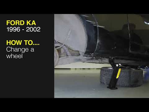 How to Change a wheel on a Ford KA 1996 - 2002