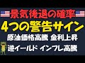 米国 景気後退 リセッション。その確率は?1.原油価格 2.金利上昇 3.イールドカーブ(逆イールド ) 4.インフレ。買ってはいけない米国株と米国債。米国株の運命を握る