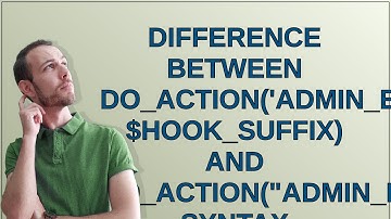 Wordpress: Difference between do_action(