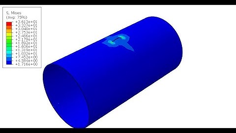 Abaqus Tutorial: Modeling andPredicting of Stress Intensity Factor in pipe with Axial Crack.