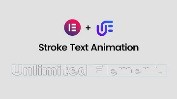 Stroke Text Animation - Elementor Tutorial
