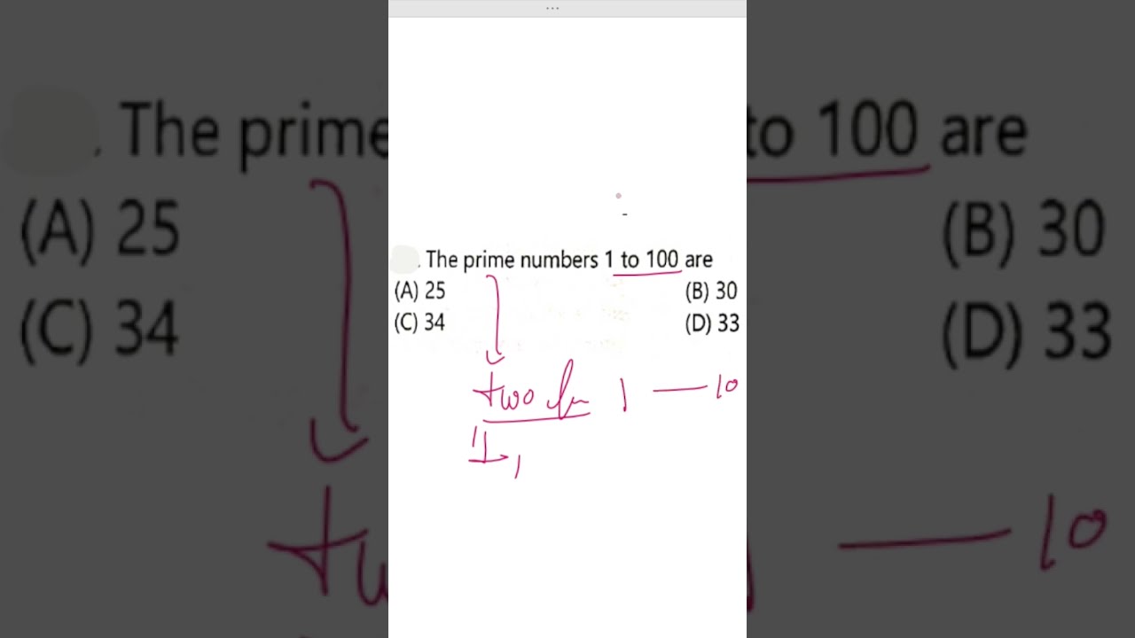 The Prime Number 1 To 100 Are Q81 YouTube The Prime Number 1 To 100 Are Q81 YouTube