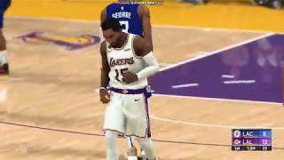 First look at jr smith on the lakers | nba 2k20 gameplay vs clippers