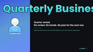 BOB Playbook: Quarter ended.