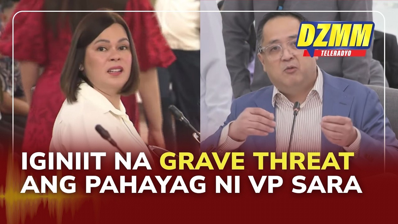 Palace insists VP Sara’s statements ‘grave threat’ following Suntay’s defense in House hearing