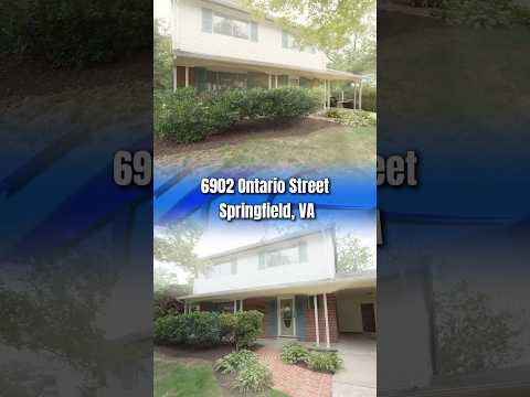 6902 Ontario Street, Springfield, VA home video tour