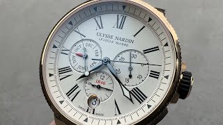 Ulysse Nardin Marine Chronograph Annual Calendar 1532-150-3/40 Ulysse Nardin Watch Review