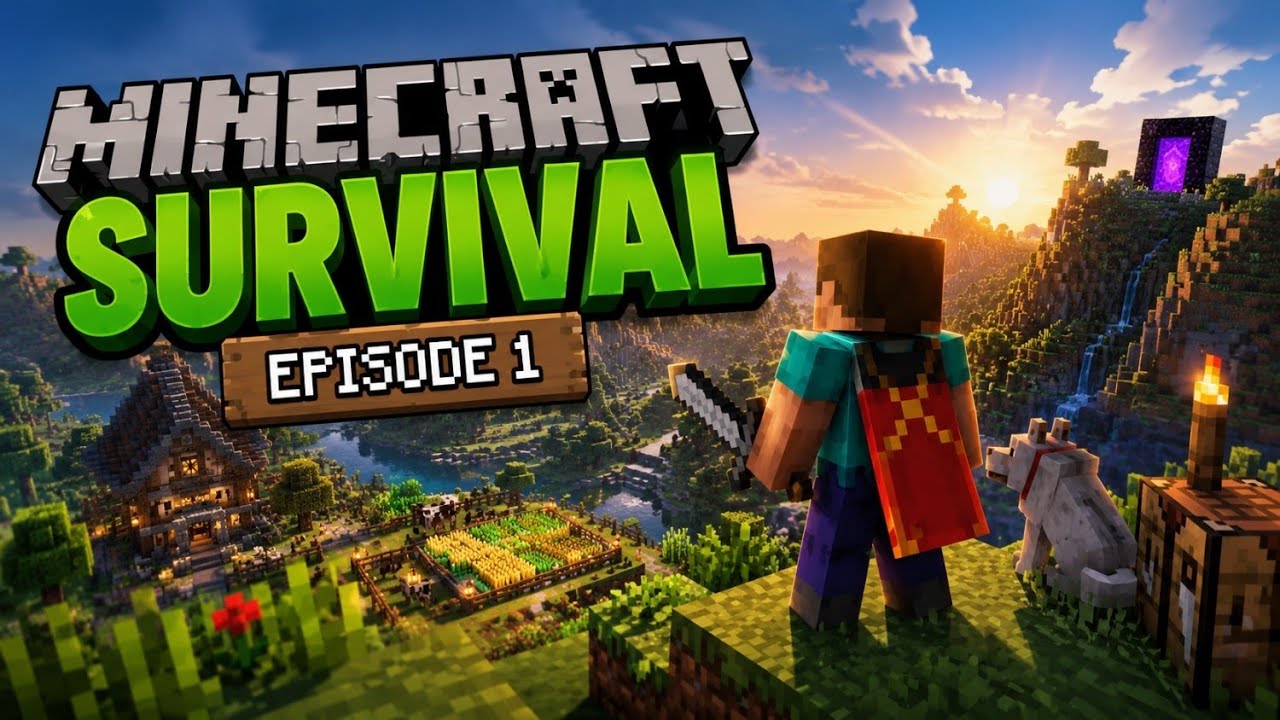 Minecraft Survival A New Beginning Episode 1|IKKA PLAYZ| Live - YouTube