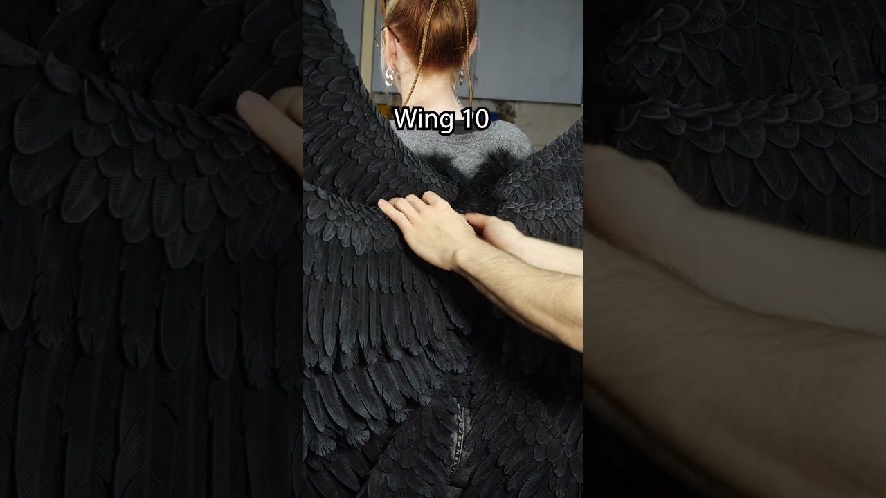 How to wear 10 wings #foamcrafts #wings #cosplay