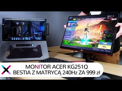 Acer KG251QDBMIIPX – test | Najtańszy monitor 240Hz na rynku 😍