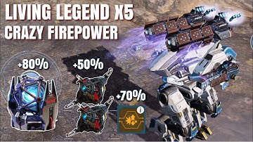 [WR] Hawk + NEW Crazy Module Nuclear Amplifier & Overdrive Unit - War Robots Test Server