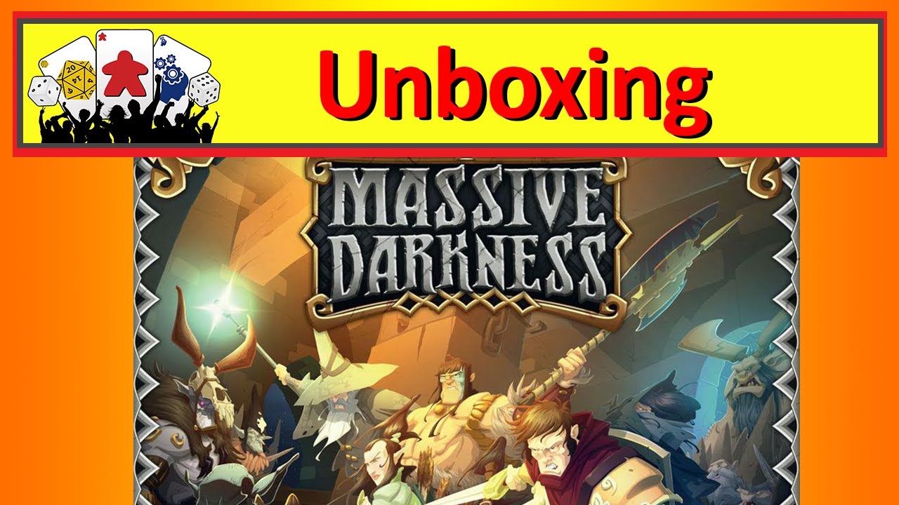 Massive Darkness Board Game Unboxing - YouTube
