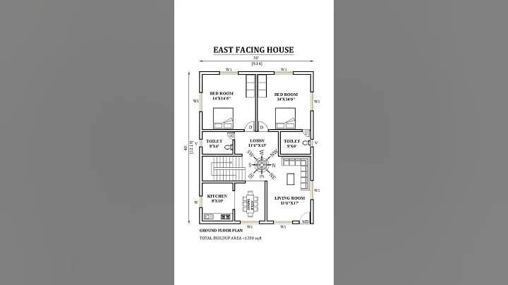 30x40 east facing house plans as per vastu #homeplan #housedesign #houseplans #homedesign #shorts