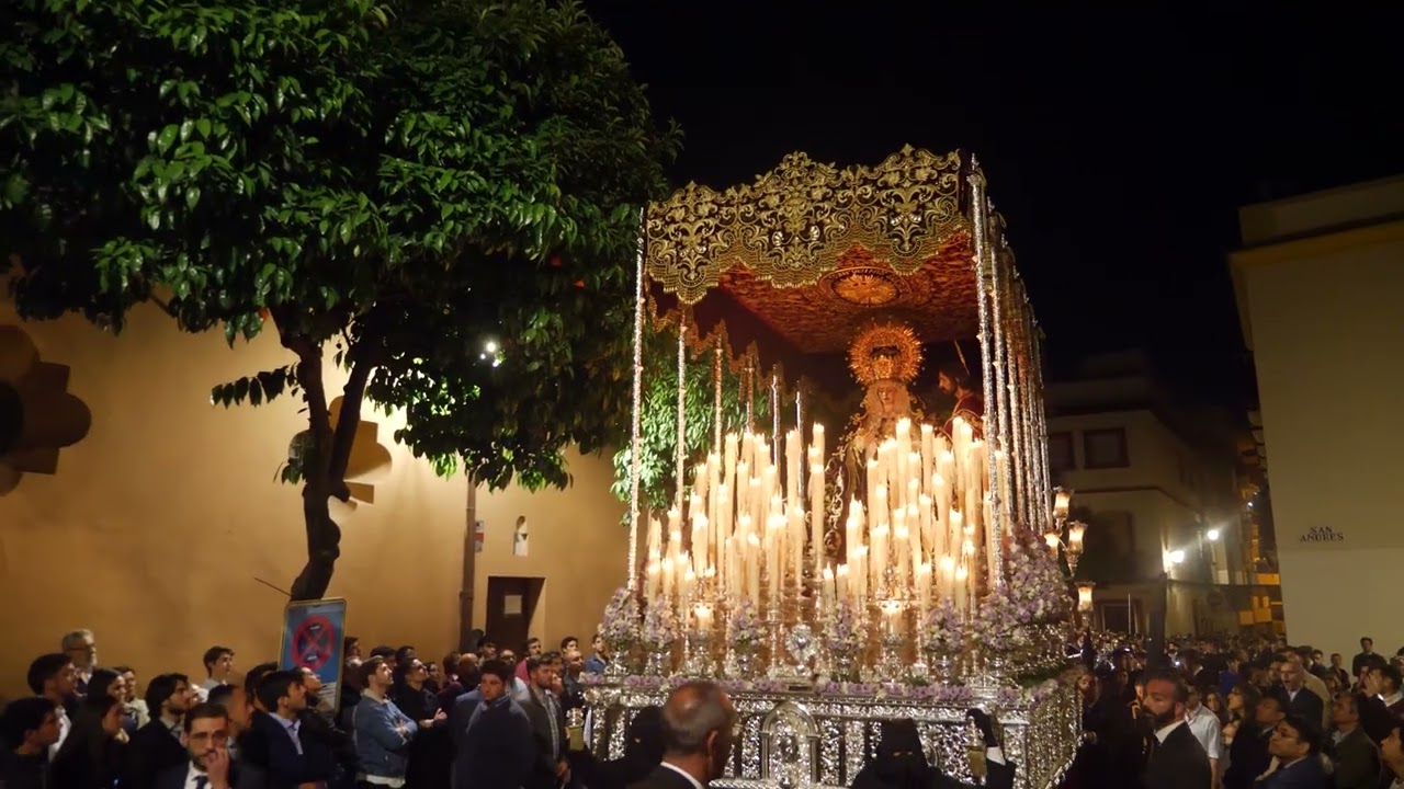 Virgen de Gracia y Amparo hermandad de los Javieres. Martes Santo 2023. Sevilla.