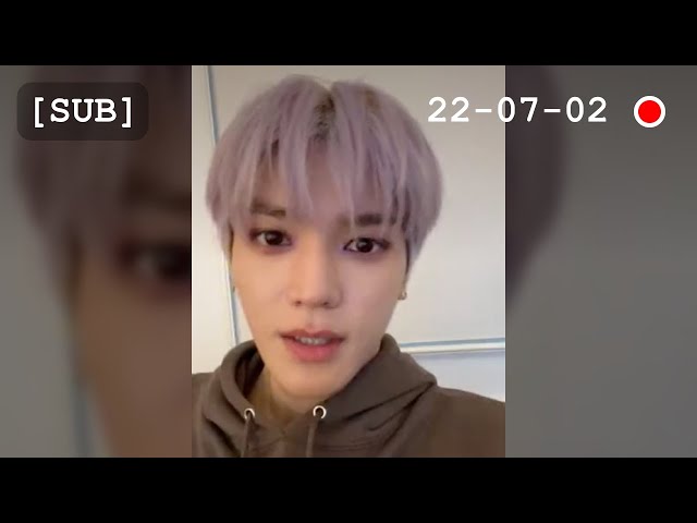 ENG SUB] NCT TAEYONG Instagram Live 220702 (Birthday in Singapore