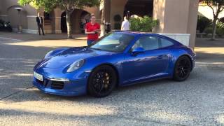 2015 Porsche 911 Carrera GTS. Exterior and startup.