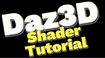 🔴 The ULTIMATE Daz3D Shaders Tutorial (2024)