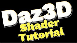 🔴 The ULTIMATE Daz3D Shaders Tutorial (2024) 🔴 The ULTIMATE Daz3D Shaders Tutorial (2024)
