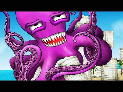 ОСЬМИНОГ ПОЖИРАЕТ ГОРОДА!  ► Tasty Planet Forever |3| Прохождение