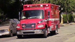 Long Beach Fire Dept. Rescue 10 & Engine 10