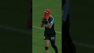 Alyssa Walker opens the scoring for DC Power 😱 #gainbridgesuperleague #soccer #shorts