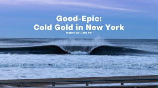 Good-Epic: Freezing, Pumping Barrels in New York by Surfline 18,541 views 1 month ago 2 minutes, 56 seconds