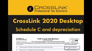 Completing a Return with Depreciation in CrossLink 1040 Desktop