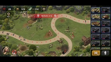Level 36 #Hard WWll Defense: RTS Army TD game (mobile)#shorts #gameplay