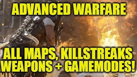 COD ADVANCED WARFARE MULTIPLAYER! - ALL MAPS, MODES, KILL STREAKS, GUNS AND MORE!