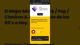 de la Nueva Bahia FM Tutorial Como Instalar la Aplicacion APP de la radio desde nuestra pagina web. screenshot 2