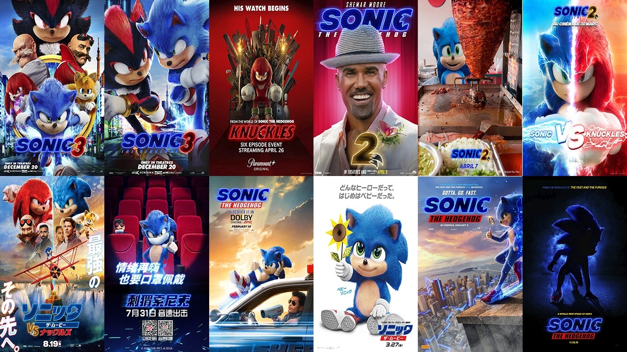 the-evolution-of-sonic-movie-posters-2020-2024-youtube