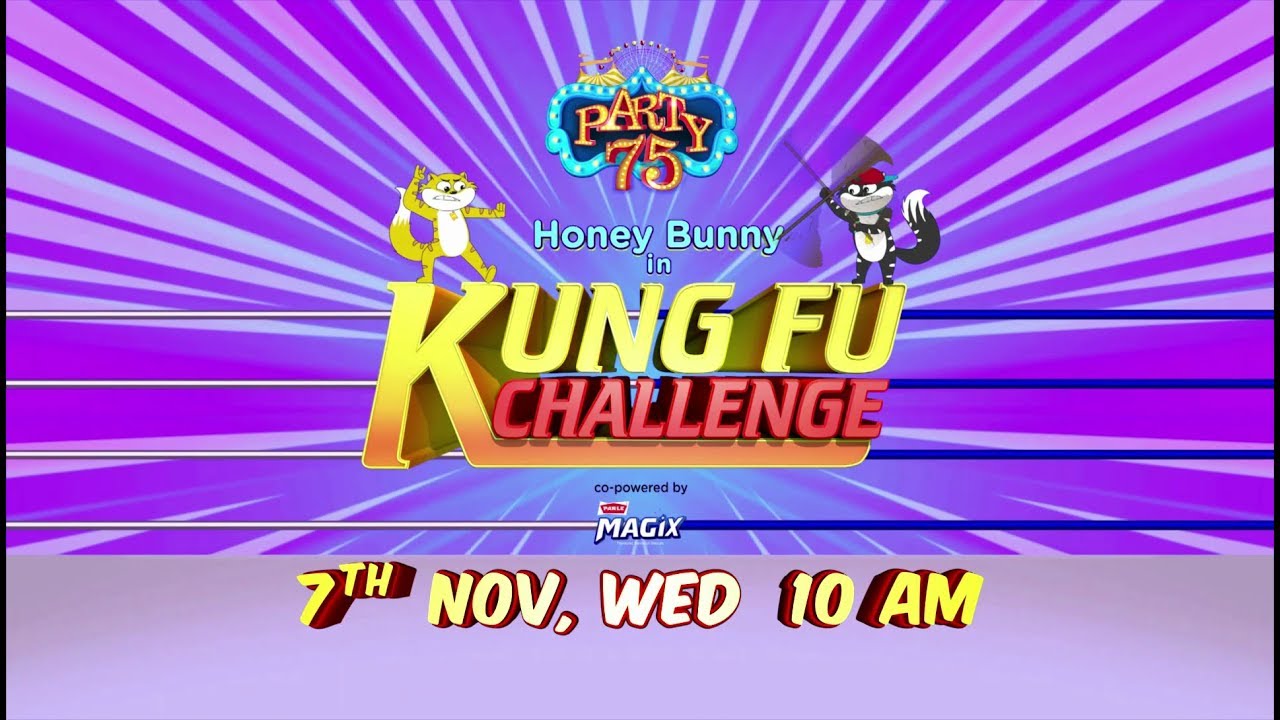 Honey bunny in kung fu challenge