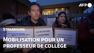 Strasbourg: mobilisation dans un collège après des menaces de mort contre un enseignant | AFP