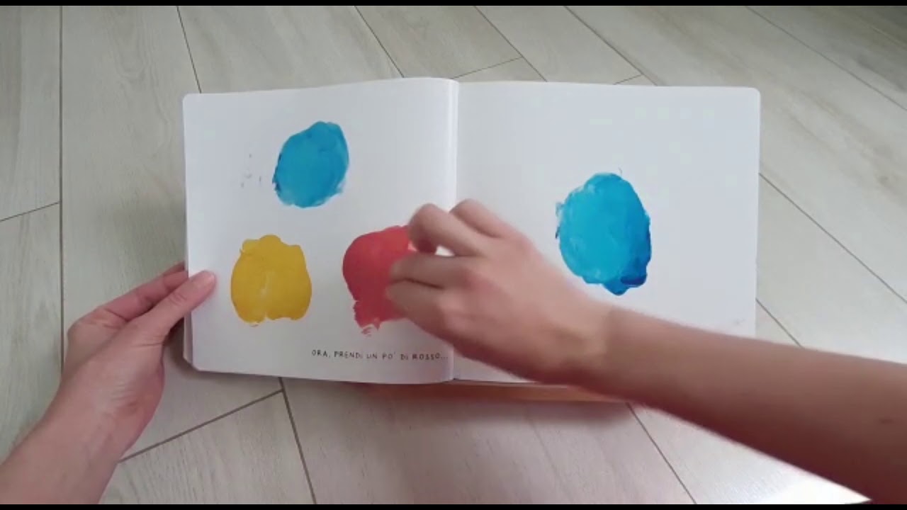 Lettura del libro “Colori!“ di Hervé Tullet ed. Frano Cosimo Panini 