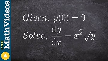Solve the particular solution differentiable equations by separating the variables