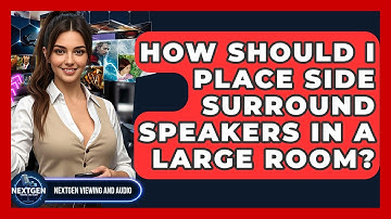 How Should I Place Side Surround Speakers In A Large Room? - NextGen Viewing and Audio