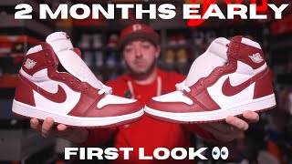 Got Em Early! Air Jordan 1 High OG "Team Red"