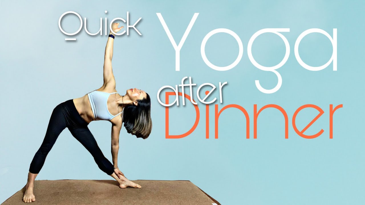 Yoga Workout after Dinner 30 Day Challenge No Jumping No Repeat No