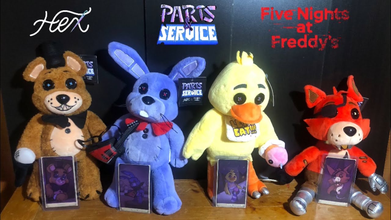 FNaF HEX Plushies Wave 1 Review - YouTube
