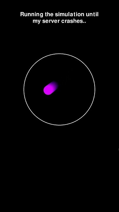 Ball bouncing simulation #adhd #music #code #space #python #physics # ...