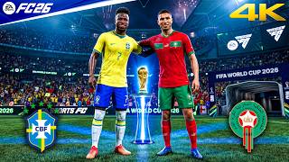 FIFA 26 - Brazil vs. Morocco - FIFA World Cup 2026 Full Match | PC™ [4K60]