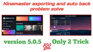 Kinemaster ki autoback or exporting problem solve | Kinemaster autoback and exporting problem solve?