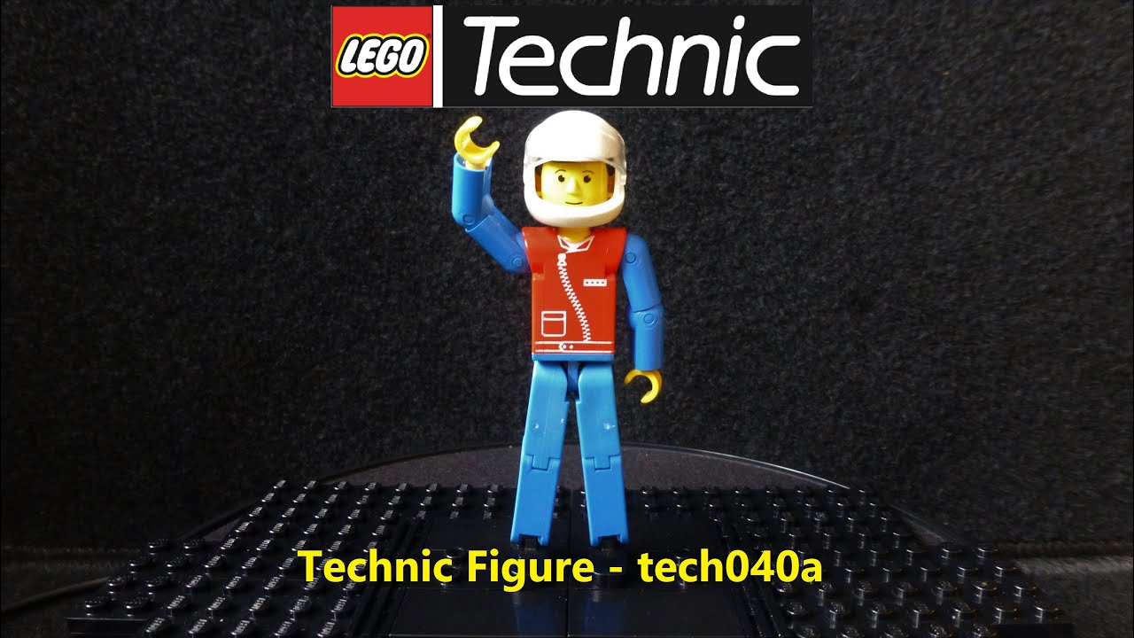Lego Technic Figure BrickLink ID tech040a (appeared in sets 8640 8680 8855)