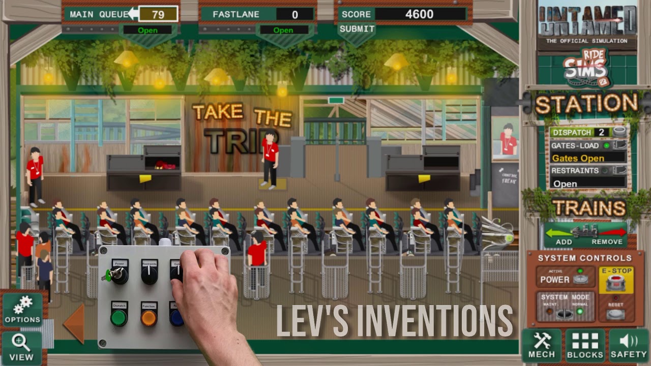 RideSims 2.0 LED Control Panel - UNTAMED - Walibi Holland #15