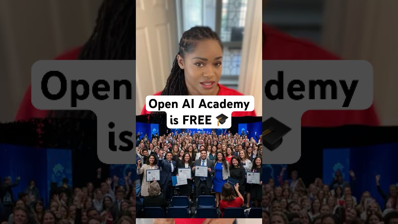 Open AI Academy is FREE 🎓