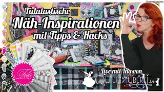 Tula Pink Nähen Tipps & Tricks, Taschen & Patchwork-Ideen Live Mit Ina Von Quiltzauberei.de